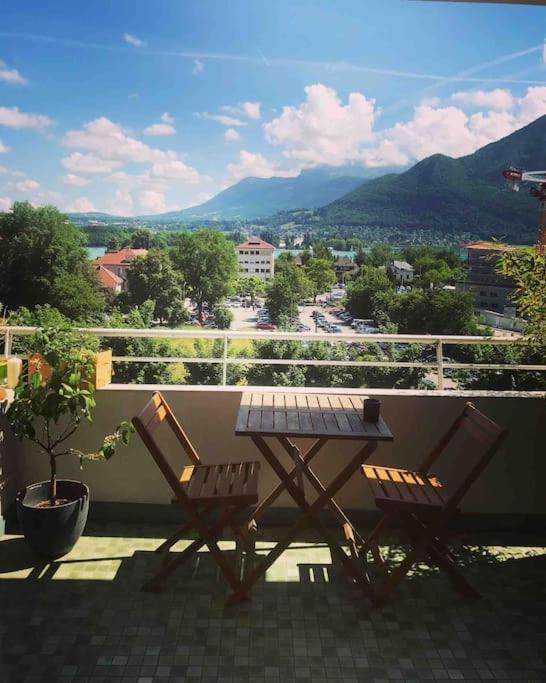 Le Panorama - Vue Lac Et Montagne Avec Parking Анси Екстериор снимка